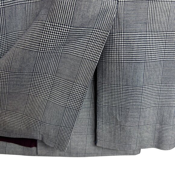 Vintage Talbots Houndstooth Double-Breasted Blazer Dress Gold Buttons Size 10‎ - Picture 12 of 13